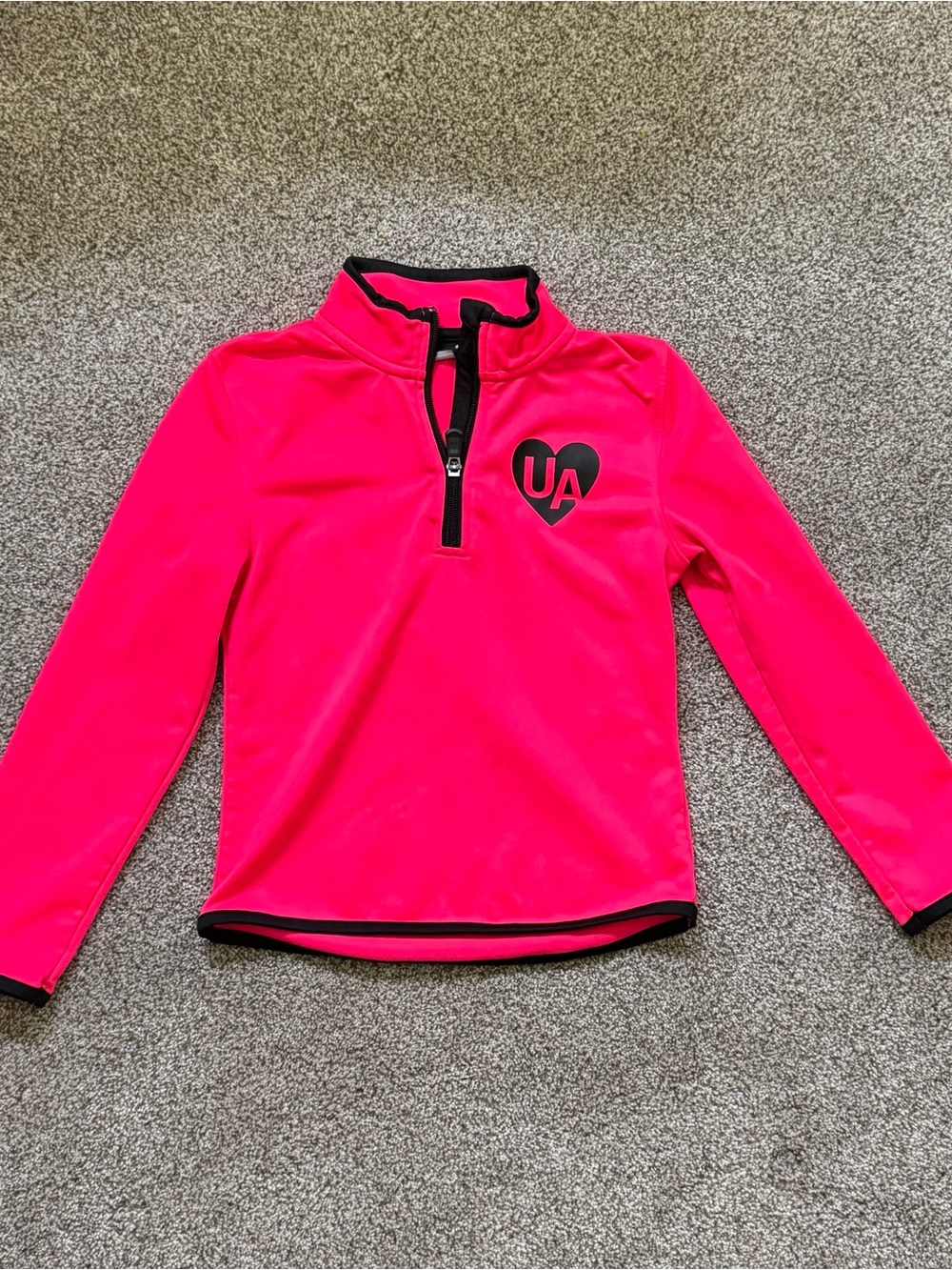 Under Armour Kids' Hot Pink Pullover